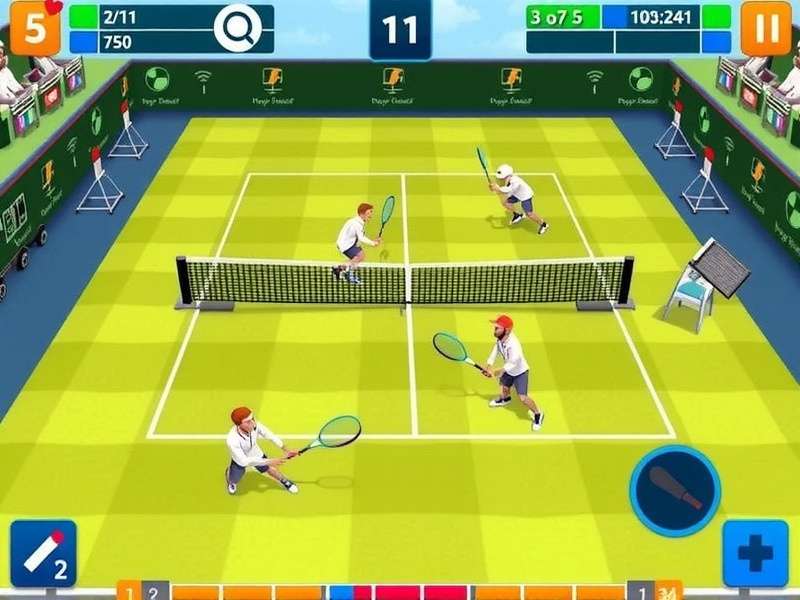 Tennis Clash Racket Ruler Gameplay